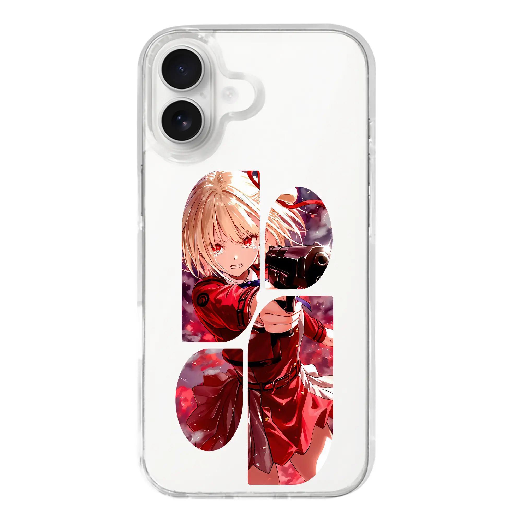 リコリス・リコイル グッズ,錦木千束 - iPhone 17シリーズ 透明スマホケース – 薄型・耐衝撃・精密フィット保護カバー